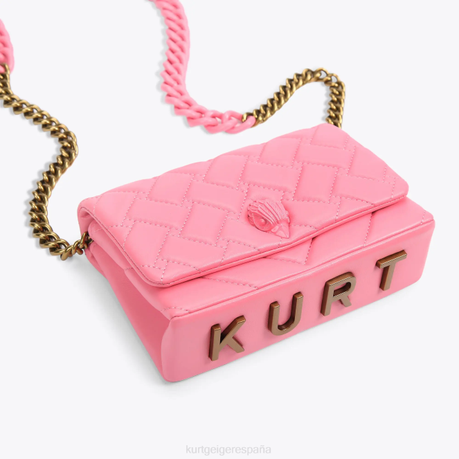 Kurt Geiger mujer mini kensington de londres 2LPR78 | bolsas rosa